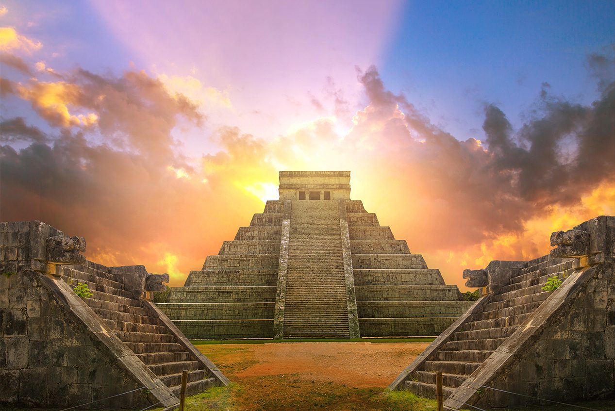 Kukulkan at sunset